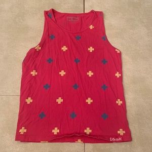 Pink Dolphin Positivity Tank Top Mens XL